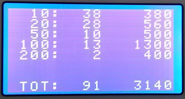 Liczarka do banknotów Glover GC-25 UV/MG